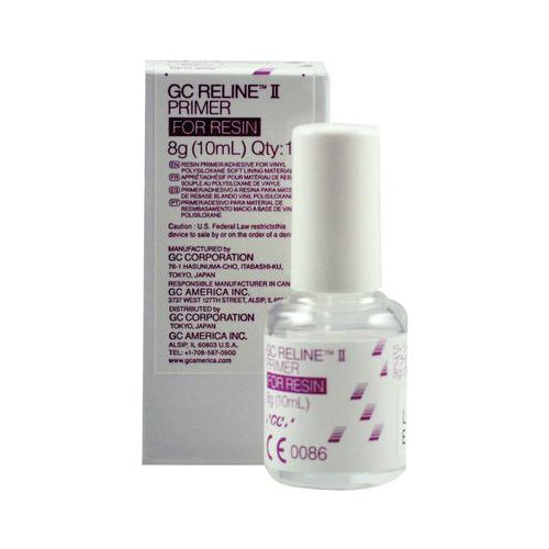 GC 010272 GC Reline II Soft Liners Primer for Resin Dentures 8g / 10 mL GC 010272 GC Reline II Soft Liners Primer for Resin Dentures 8g / 10 mL